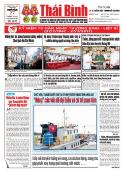 Số 7027- Thứ 5 ng&agrave;y 27/7/2017