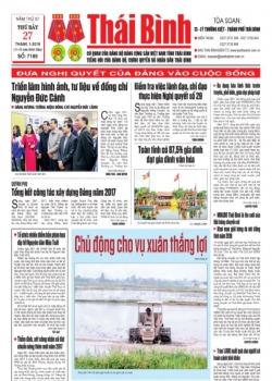 Số 7185 - Thứ 7 ng&agrave;y 27/01/2018