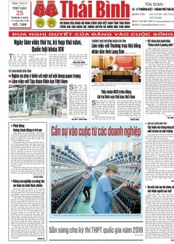 Số 7286 - Số ra thứ 6 ng&agrave;y 25/5/2018