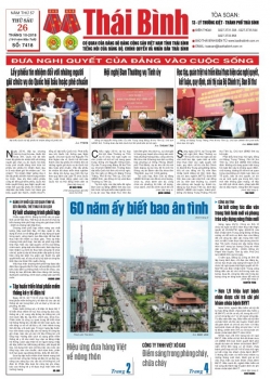 Số 7418 - Số ra thứ 5 ng&agrave;y 26/10/2018