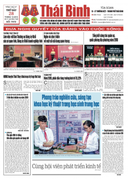 Số 7472 - Số ra thứ 6 ng&agrave;y 28/12/2018