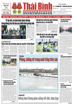 Số 7488 - Số ra thứ 4 ng&agrave;y 16/01/2019