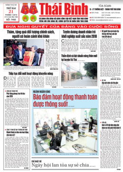 Số 7492 - Số ra thứ 2 ng&agrave;y 21/01/2019