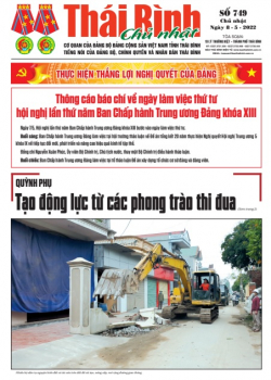 Số 749 - Chủ nhật ng&agrave;y 8/5/2022