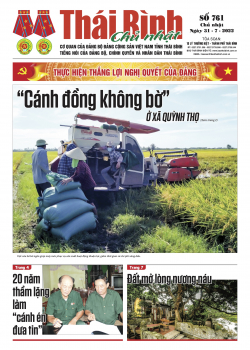 Số 761- Chủ nhật ng&agrave;y 31/7/2022