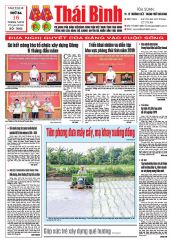 Số 7643- Thứ 3 ng&agrave;y 16/7/2019