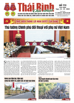 Số 772 - Chủ nhật ng&agrave;y 16/10/2022