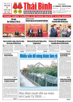 Số 7795 - Thứ 5 ng&agrave;y 9/1/2020