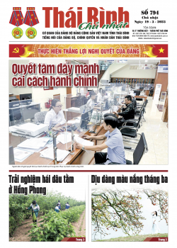 Số 794 - Chủ nhật ng&agrave;y 19/3/2023