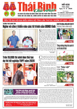 Số 658 - Chủ nhật ng&agrave;y 9/8/2020