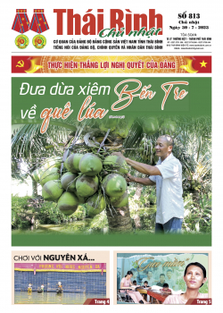 Số 813 - Chủ nhật ng&agrave;y 30/7/2023