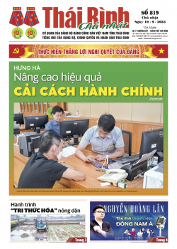 Số 819 - Chủ nhật ng&agrave;y 10/9/2023