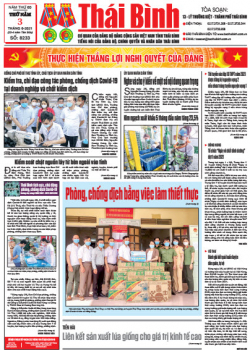 Số 8233 - Số ra ng&agrave;y 03 th&aacute;ng 06 năm 2021