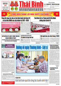 Số 8270 - Số ra ng&agrave;y 16 th&aacute;ng 07 năm 2021