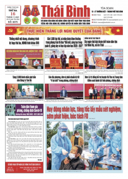 Số 8375 - Thứ 3 ng&agrave;y 16/11/2021