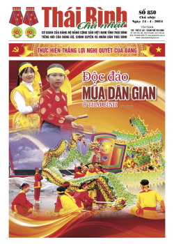 Số 850 - Chủ nhật ng&agrave;y 14/4/2024