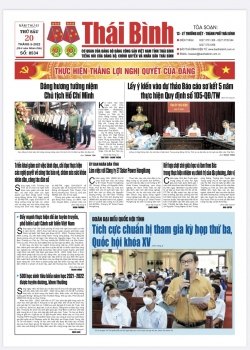 SỐ: 8534 - Thứ 6 ng&agrave;y 20/05/2022