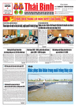 Số 8547- Thứ 7 ng&agrave;y 04/6/2022