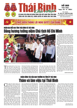 Số 860 - Chủ nhật ng&agrave;y 23/6/2024