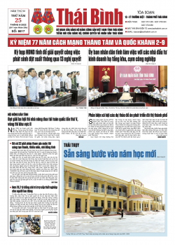 Số: 8617 - Thứ 5 ng&agrave;y 25/8/2022