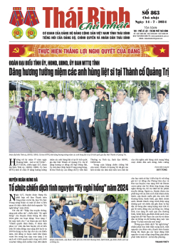 Số 863 - Chủ nhật ng&agrave;y 14/7/2024