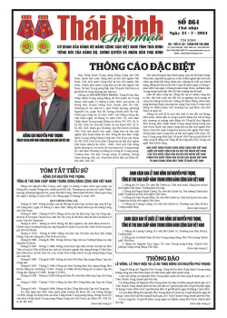 Số 864 - Chủ nhật ng&agrave;y 21/7/2024