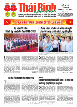 Số 876 - Chủ nhật ng&agrave;y 13/10/2024