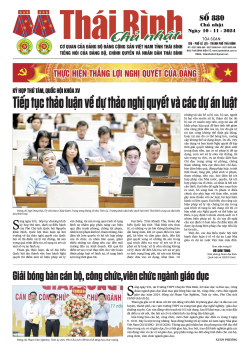 Số 880 - Chủ nhật ng&agrave;y 10/11/2024