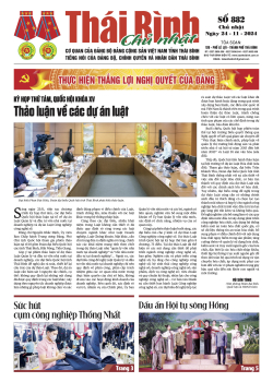 Số 882 - Chủ nhật ng&agrave;y 24/11/2024