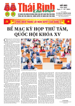 Số 883 - Chủ nhật ng&agrave;y 1/12/2024