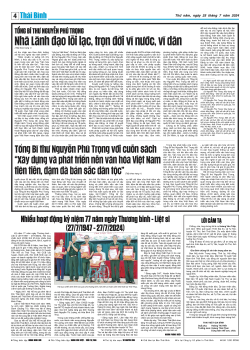 Số: 9217 - Thứ 5 ng&agrave;y 25/7/2024