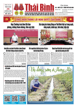 Số: 9271 - Thứ 5 ng&agrave;y 26/9/2024