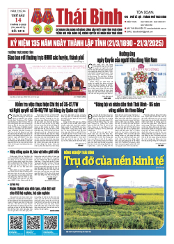 Số: 9416 - Thứ 6 ng&agrave;y 14/3/2025