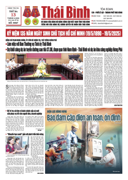 Số: 9467 - Thứ 3 ng&agrave;y 13/5/2025