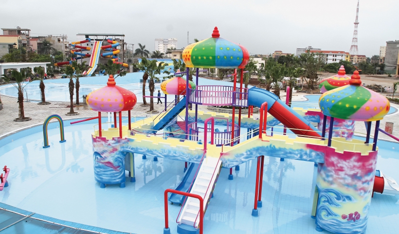 Một g&oacute;c C&ocirc;ng vi&ecirc;n nước Th&aacute;i B&igrave;nh.