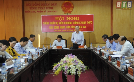 Kỳ họp thứ năm, HĐND tỉnh kh&oacute;a XVI dự kiến diễn ra từ ng&agrave;y 6/12 - 8/12/2017