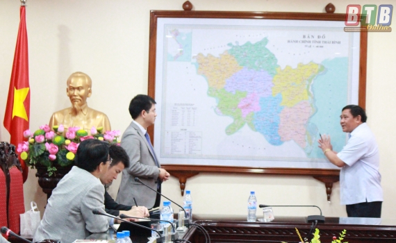 UBND tỉnh l&agrave;m việc với Tập đo&agrave;n Kamichiku về dự &aacute;n chăn nu&ocirc;i b&ograve; thịt tại Th&aacute;i B&igrave;nh