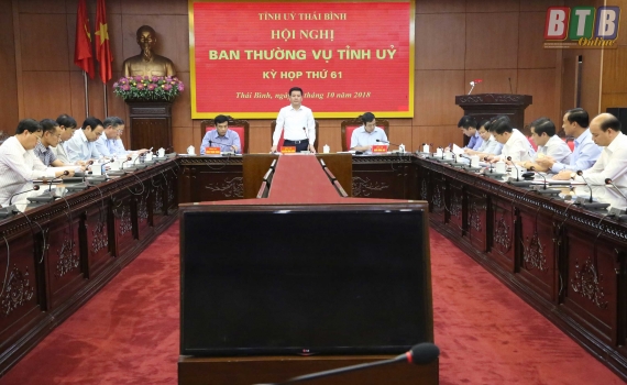 Hội nghị Ban Thường vụ Tỉnh ủy