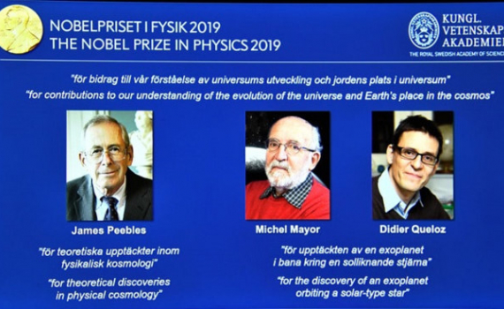 Giải Nobel Vật l&yacute; 2019 trao cho những nghi&ecirc;n cứu về vũ trụ