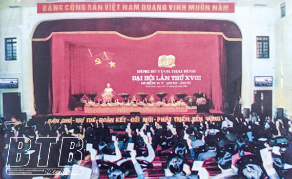 Đại hội đại biểu Đảng bộ tỉnh lần thứ XVIII (th&aacute;ng 10/2010)