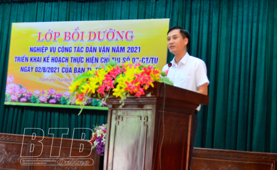 Th&agrave;nh phố: Tập huấn nghiệp vụ c&ocirc;ng t&aacute;c d&acirc;n vận