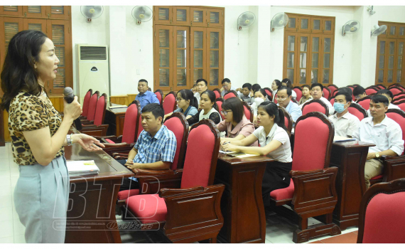 Tập huấn chuyên đề về chính sách trợ giúp xã hội