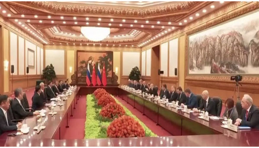 Chủ tịch Trung Quốc Tập Cận B&igrave;nh hội đ&agrave;m với Tổng thống Nga