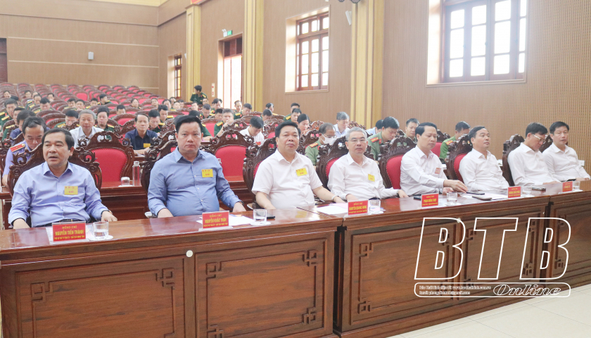 Diễn tập khu vực ph&ograve;ng thủ th&agrave;nh phố Th&aacute;i B&igrave;nh năm 2023   