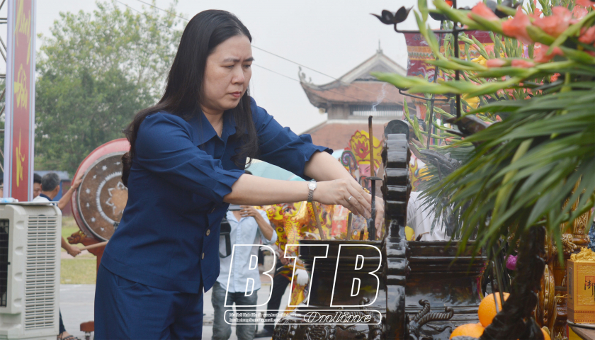 Hưng H&agrave;: Tổ chức lễ tế kỳ thi&ecirc;n tri &acirc;n c&aacute;c vị vua triều Trần năm 2023