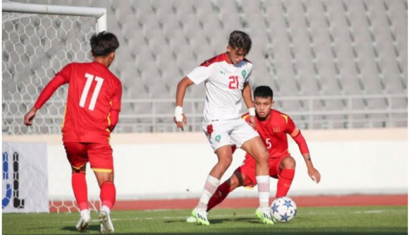 U18 Việt Nam thua đậm U18 Maroc