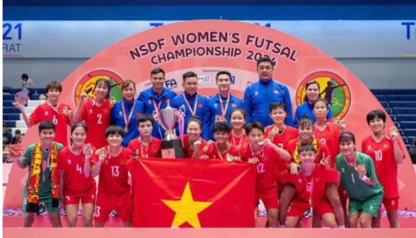 ĐT futsal nữ Việt Nam xếp thứ 11 thế giới, đứng thứ 4 ch&acirc;u &Aacute;