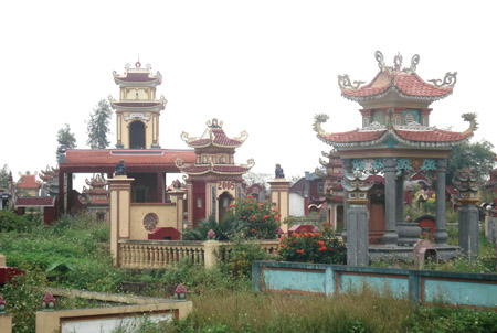 Quy hoạch, x&acirc;y dựng  nghĩa trang nh&acirc;n d&acirc;n theo ti&ecirc;u ch&iacute; n&ocirc;ng th&ocirc;n mới