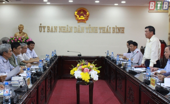 UBND tỉnh l&agrave;m việc với Tập đo&agrave;n Điện lực Việt Nam