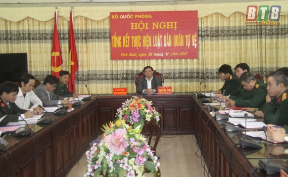  Tổng kết thực hiện Luật D&acirc;n qu&acirc;n tự vệ